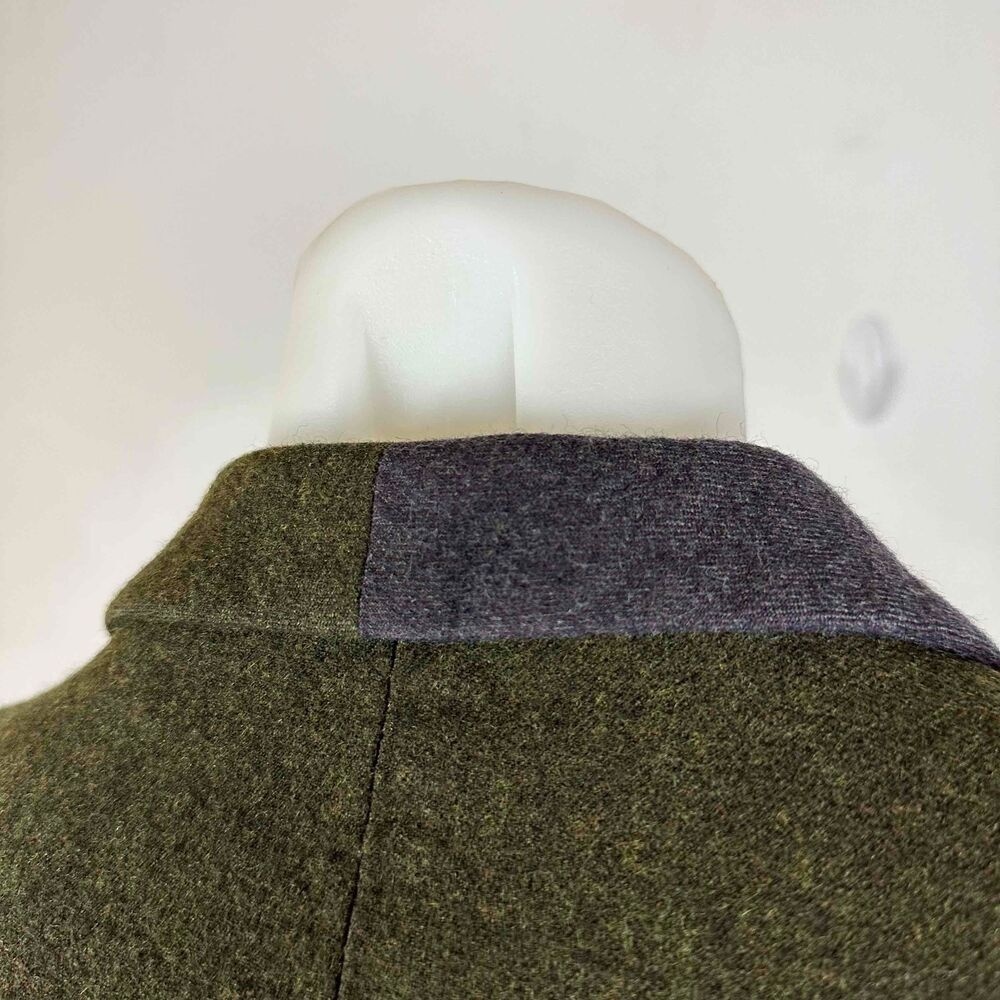 T. Macchione Wool Sport Jacket in Blue/Green Colorbock - Picture 10 of 10
